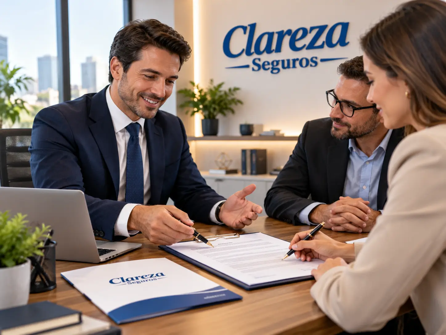 Contratação do seguro empresarial com a Clareza Seguros