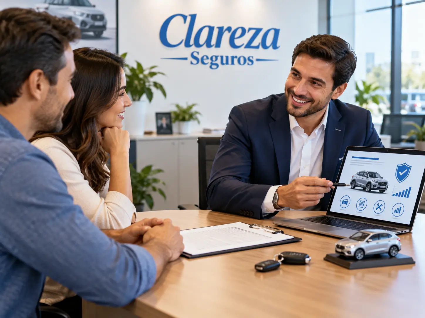 Contratação de seguro carro com corretor da Clareza Seguros
