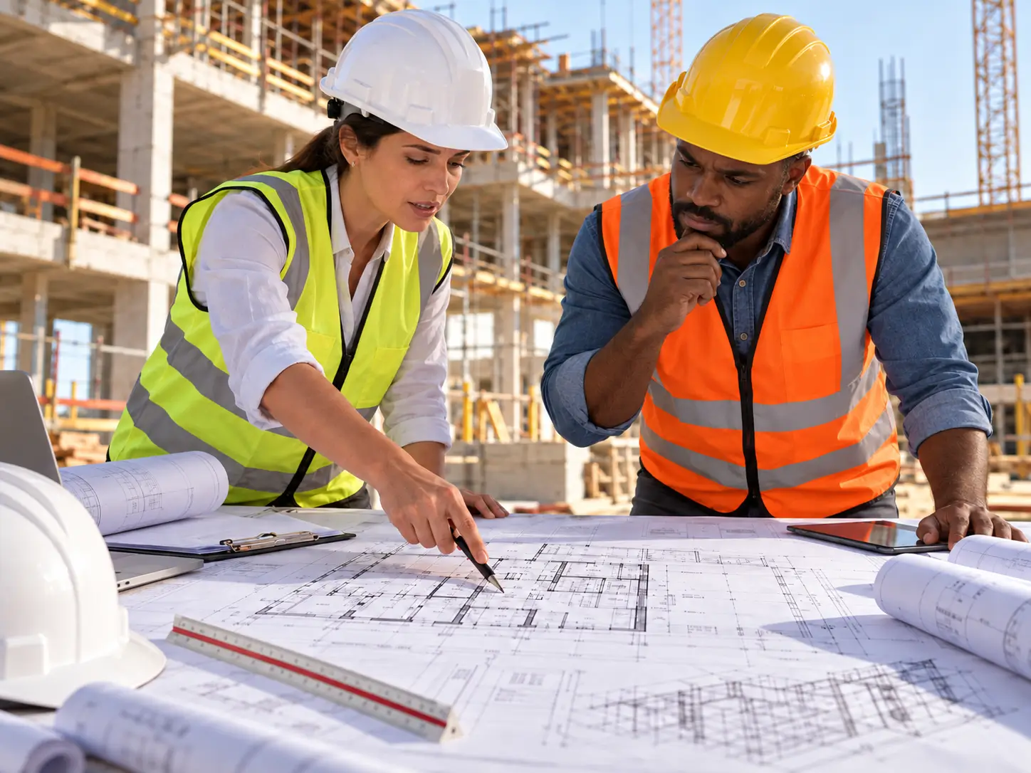 O que é o seguro de risco de engenharia: projeto e planta da obra