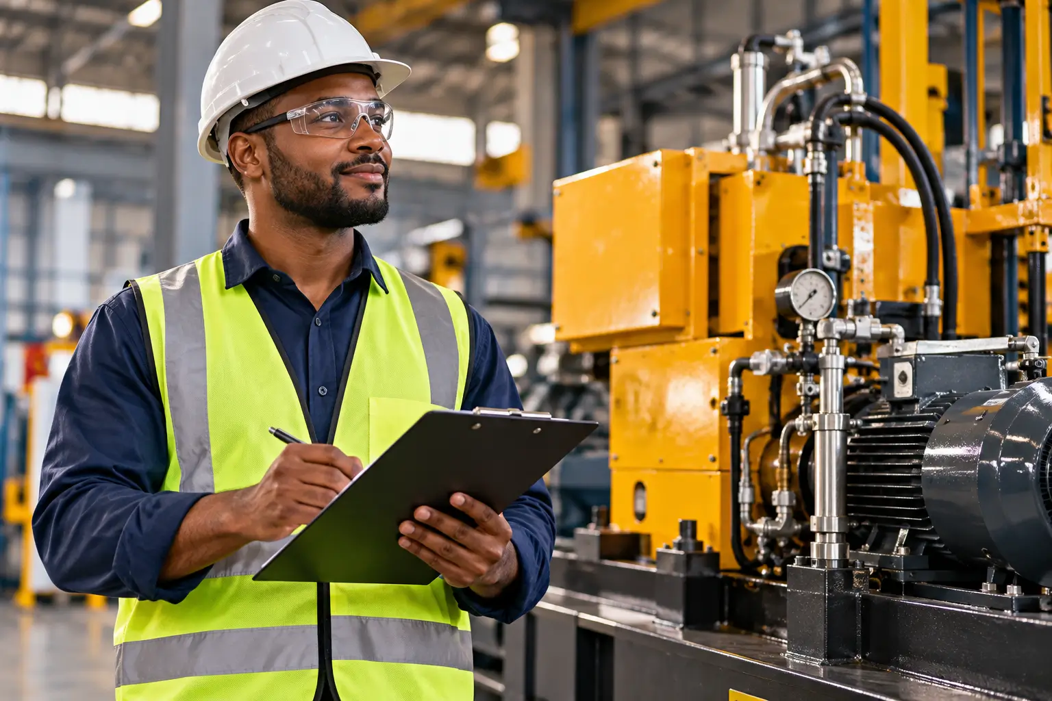 O que é seguro de máquinas: equipamento industrial e documentação
