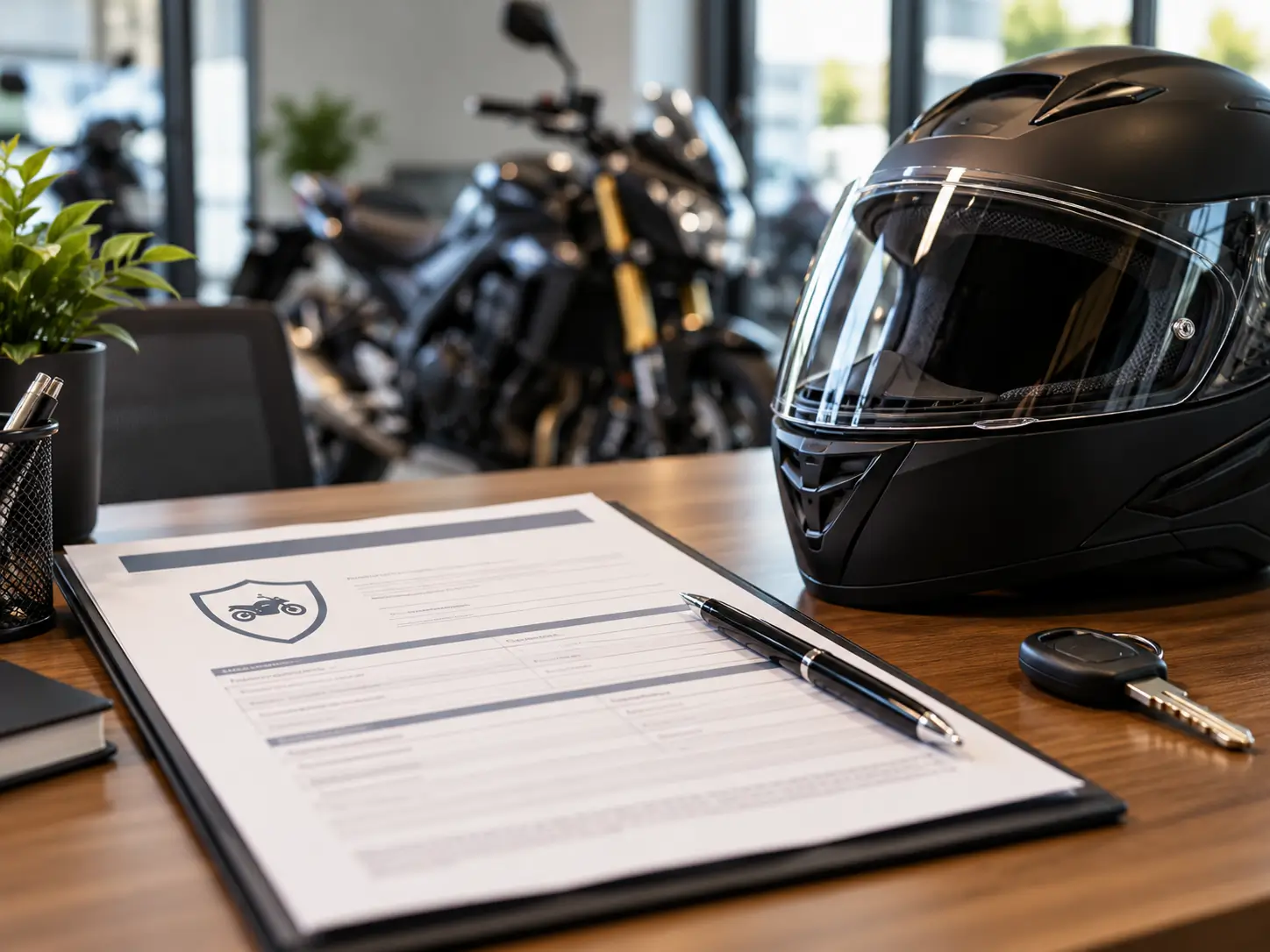 O que é seguro de moto: apólice e capacete do motociclista