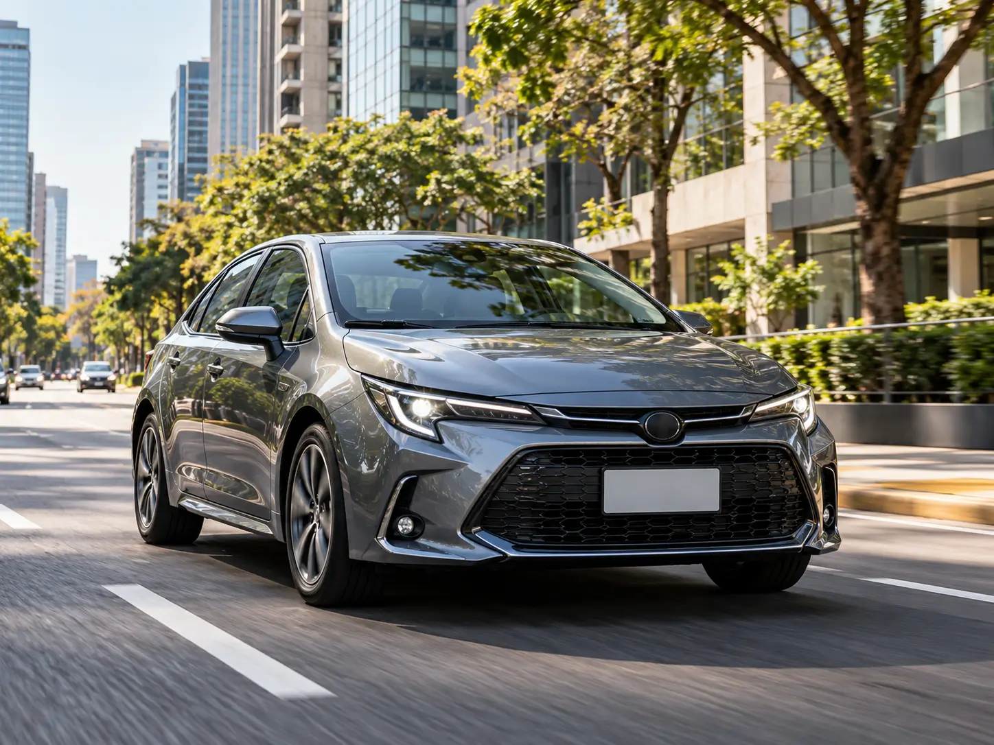 Seguro carro da Clareza Seguros: carro em via urbana