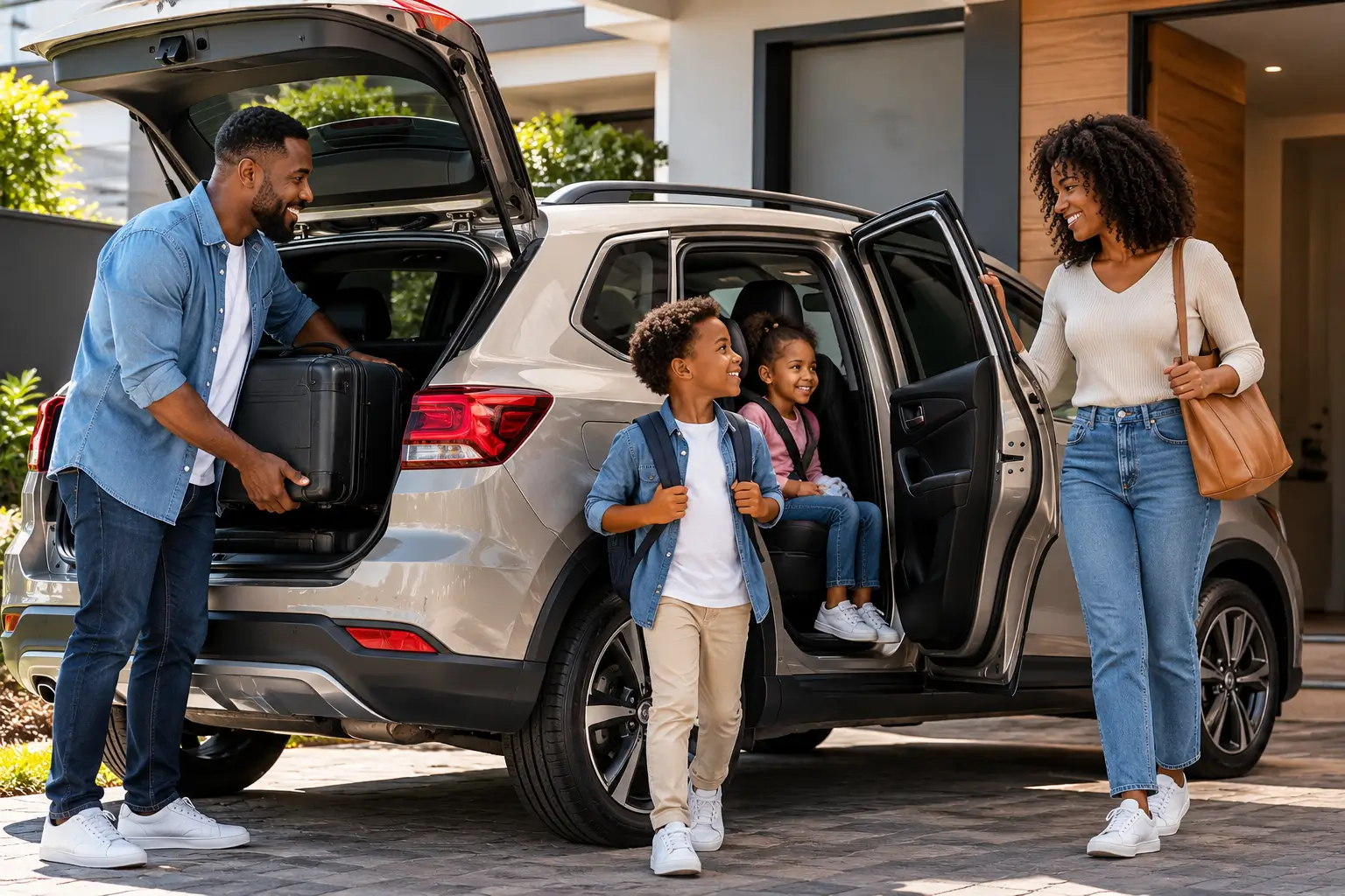 Seguro carro para a família com mais de um condutor