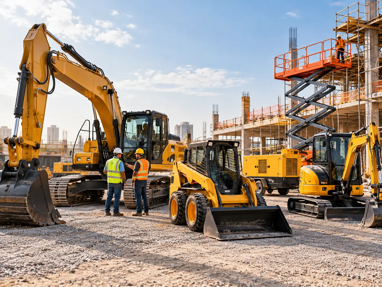 Seguro de máquinas para construção e locadora de equipamentos