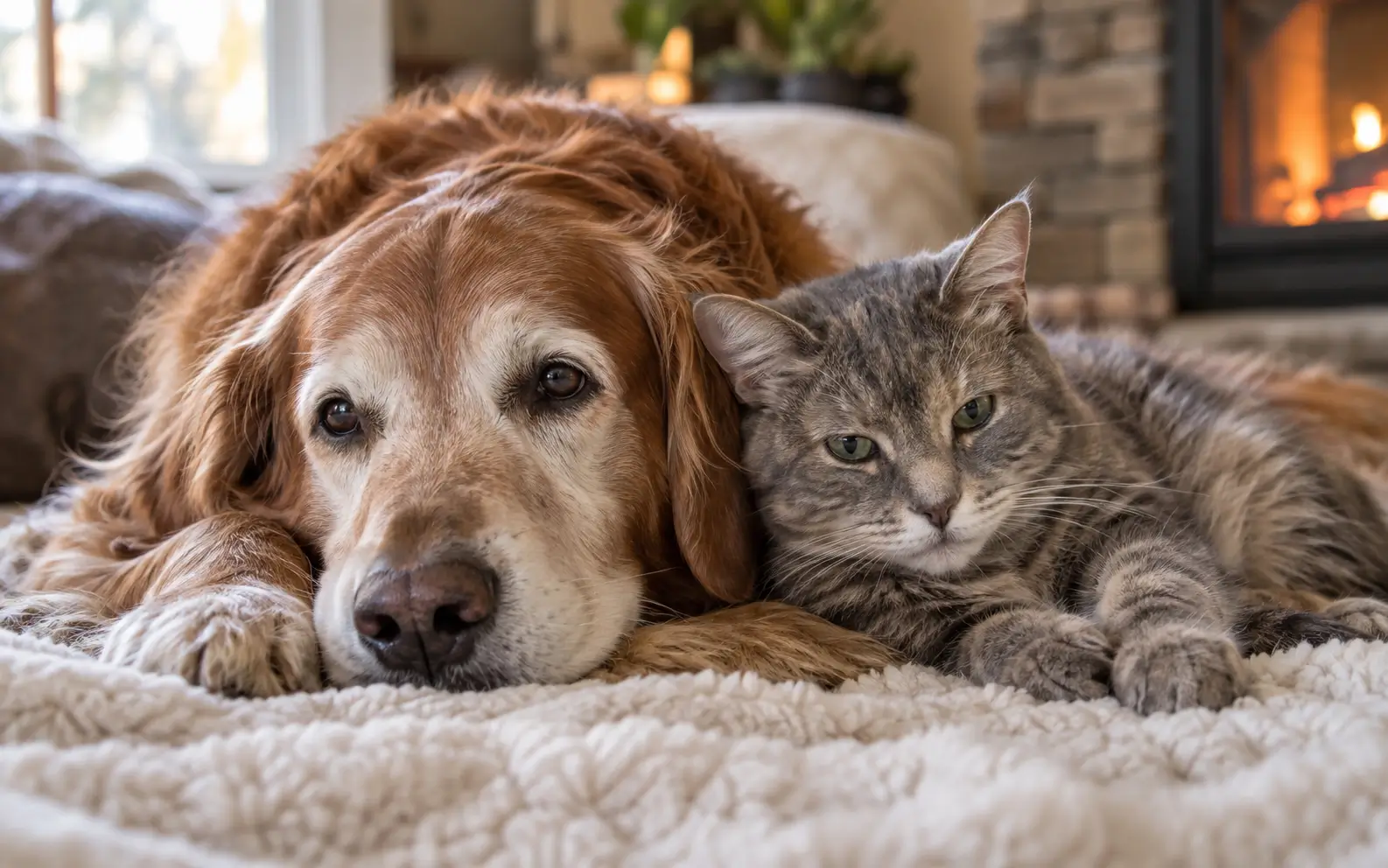 Gato ou cão idoso: seguro de pet para animais em idade avançada