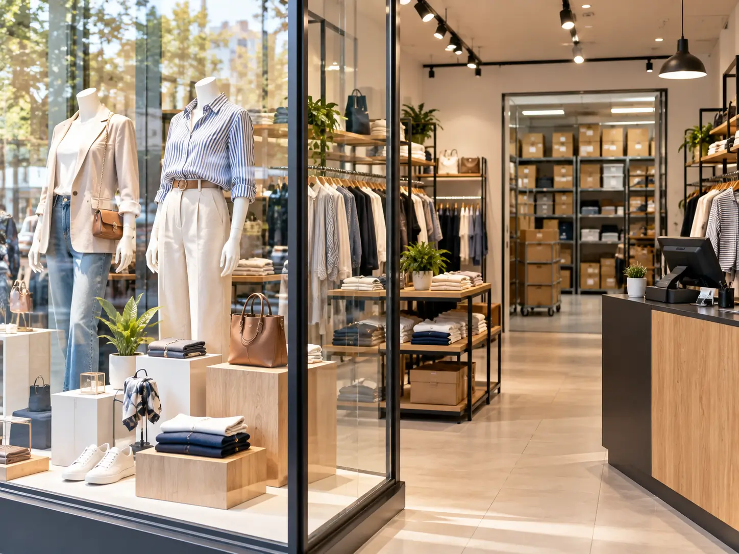 Seguro empresarial para comércio e loja: vitrine e estoque