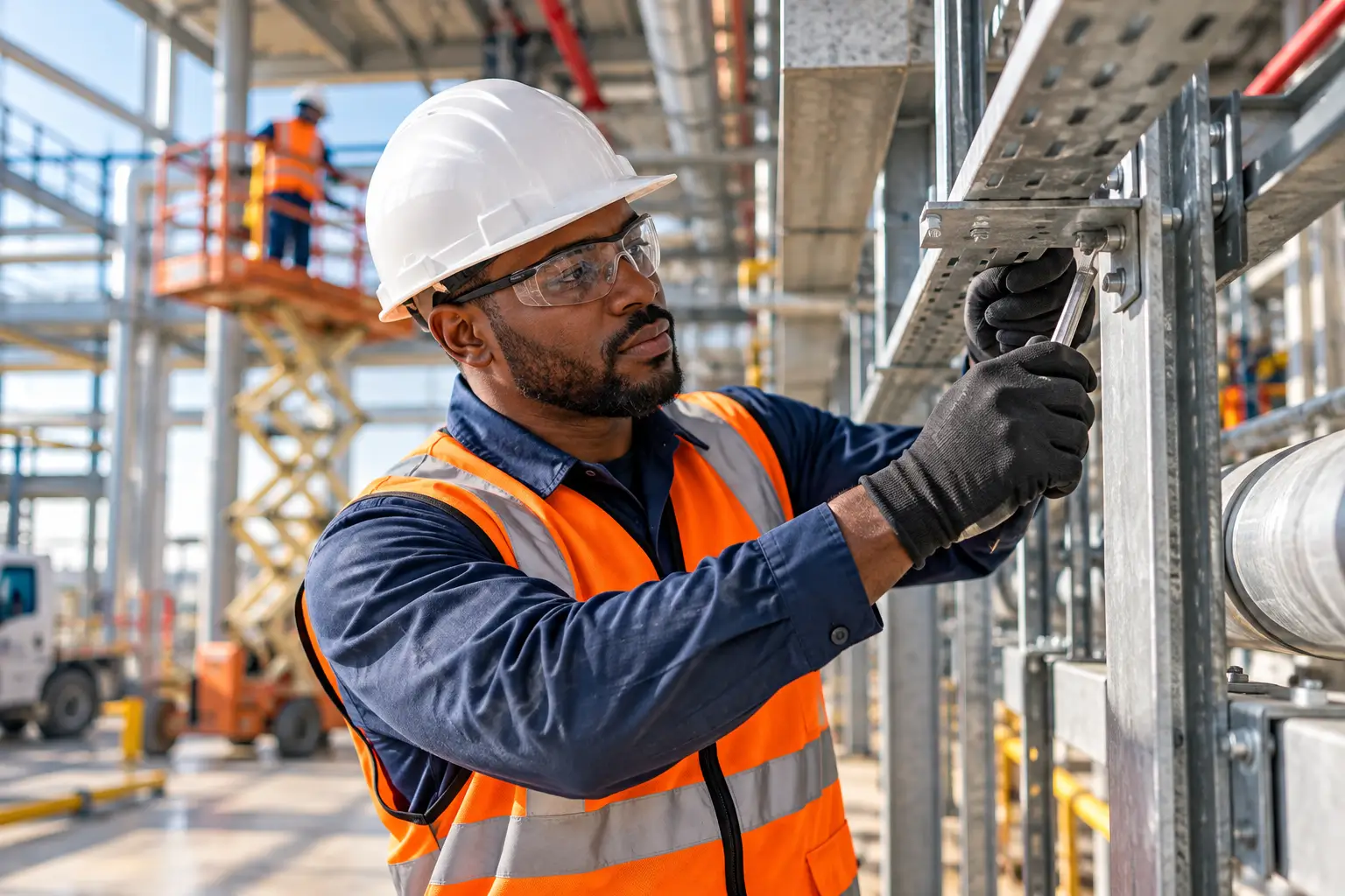 Seguro de obra em montagem industrial