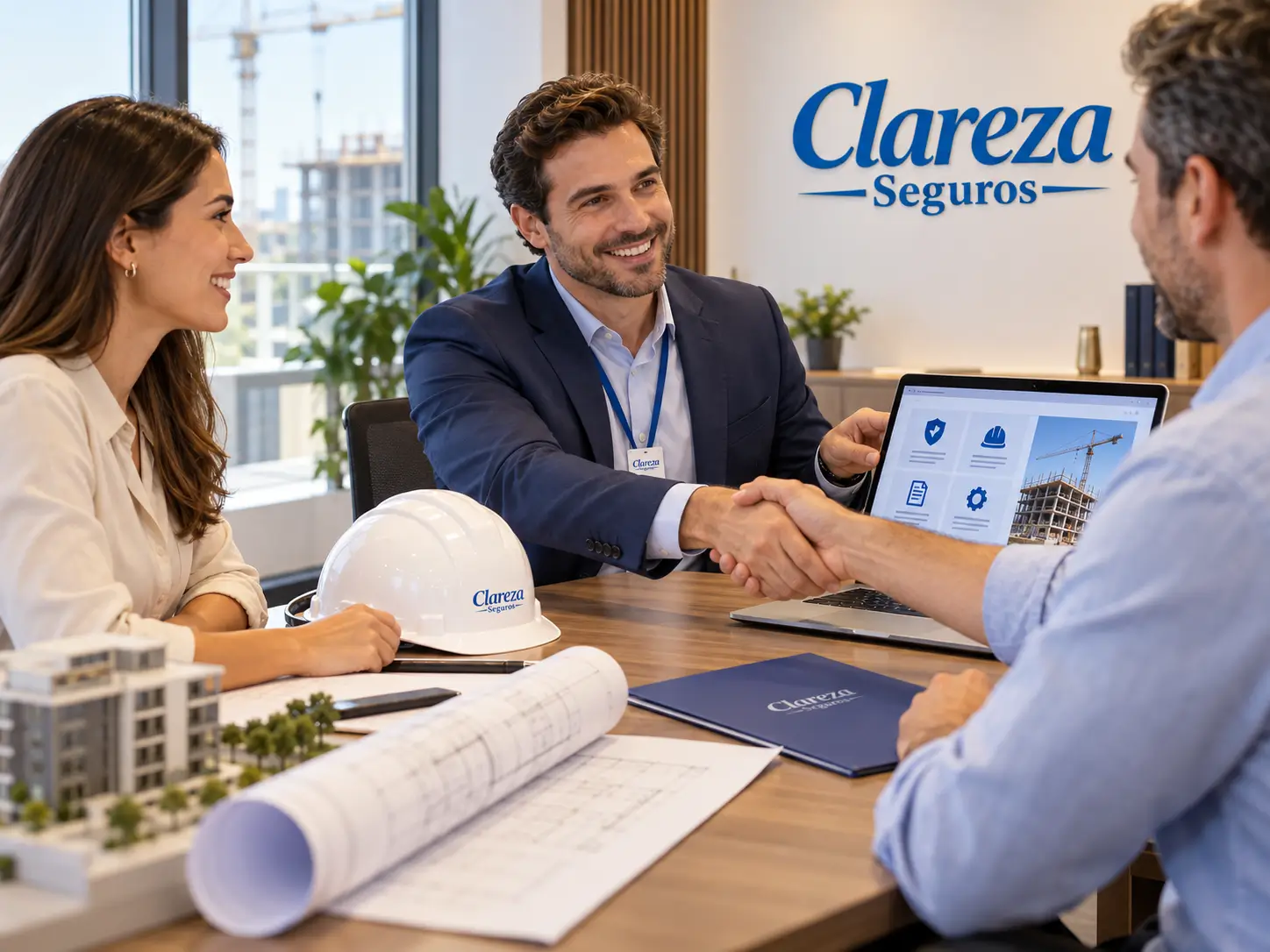 Seguro risco engenharia da Clareza Seguros: contratação com um corretor
