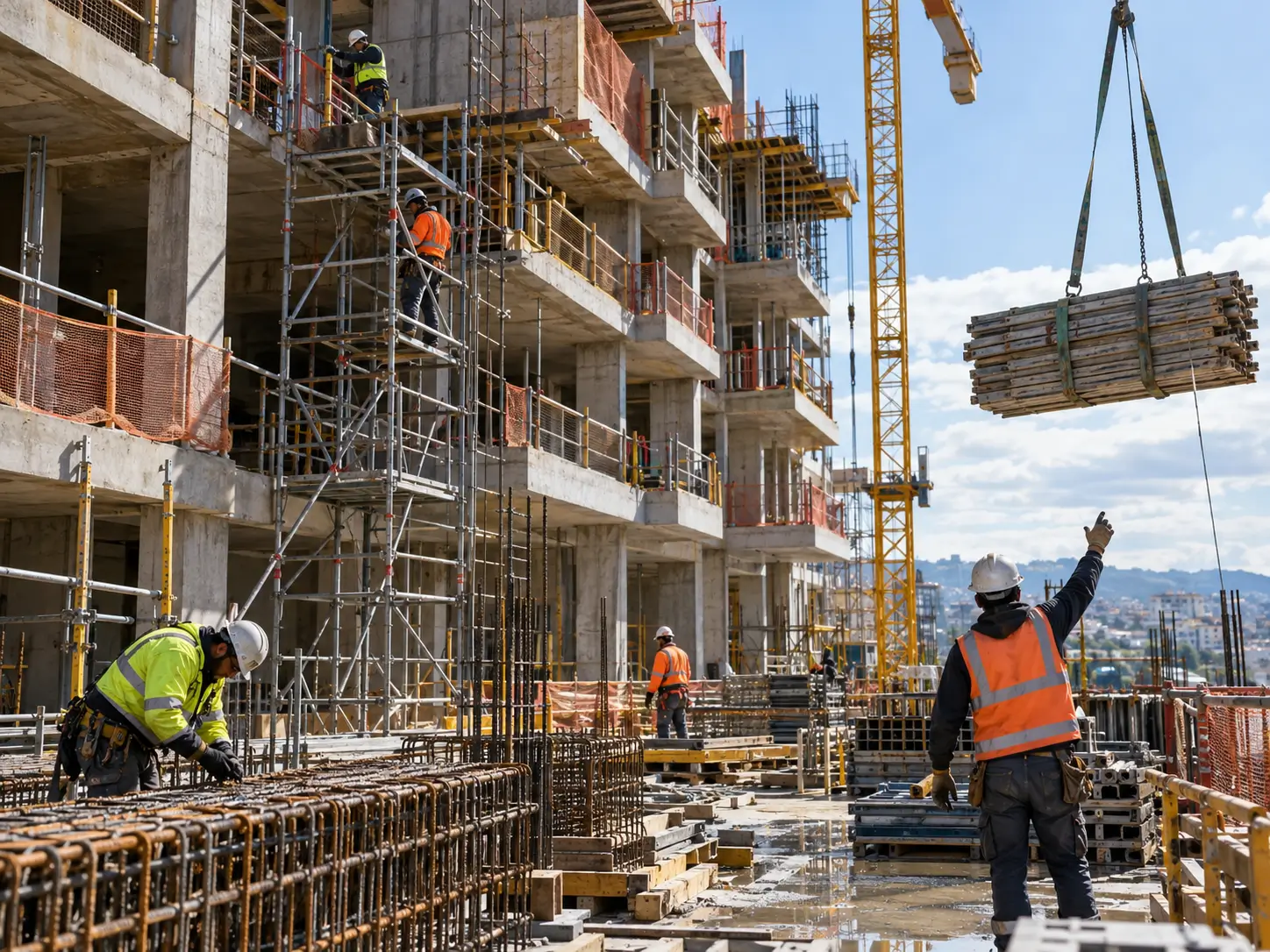 Seguro risco engenharia em obra residencial
